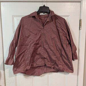 Harlan + Holden Mauve Long Sleeve Button Up Shirt Size M